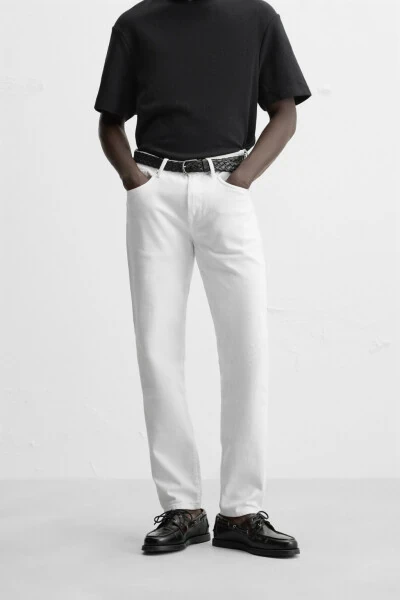 SLIM FIT JEAN-Белый - 2