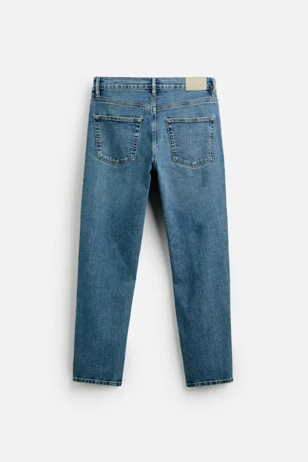 SLIM FIT JEAN-DONUK MAVİ - 6