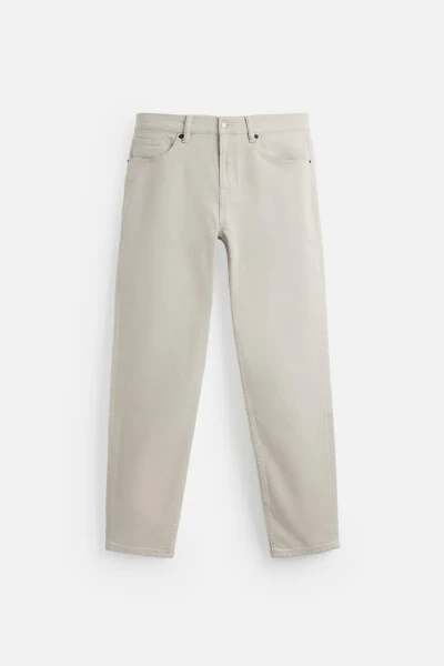 SLIM FIT JEAN-Экрю - 6