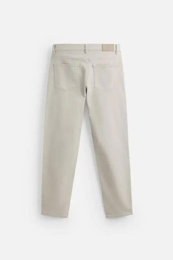 SLIM FIT JEAN-Экрю - 7