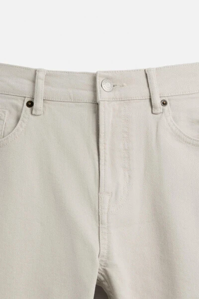 SLIM FIT JEAN-Экрю - 8