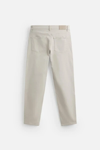 SLIM FIT JEAN-Ekru - 7