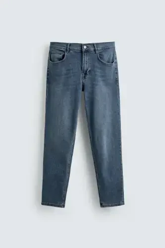 SLIM FIT JEAN-FADED BLUE - 5