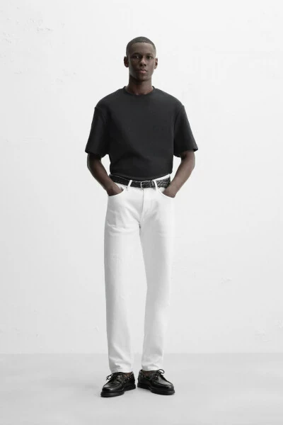 SLIM FIT JEAN-White - zara