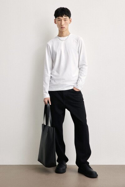 Slim Fit Jersey Top - H&M