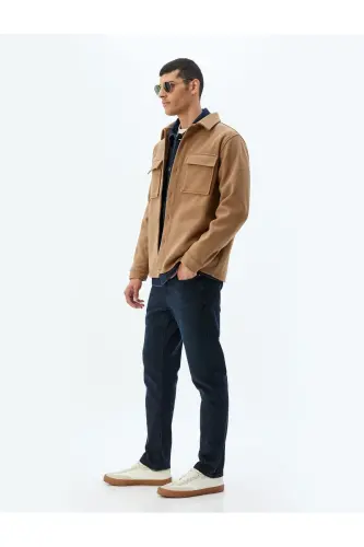 Slim Fit Jinsi Shim - Brad Jean-Indigo - KOTON (1)