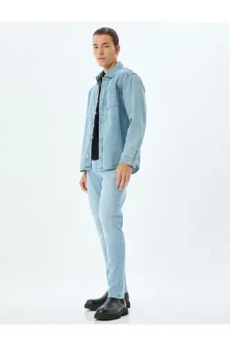 Slim Fit Jinsi Shim - Bred Jinsi - KOTON (1)