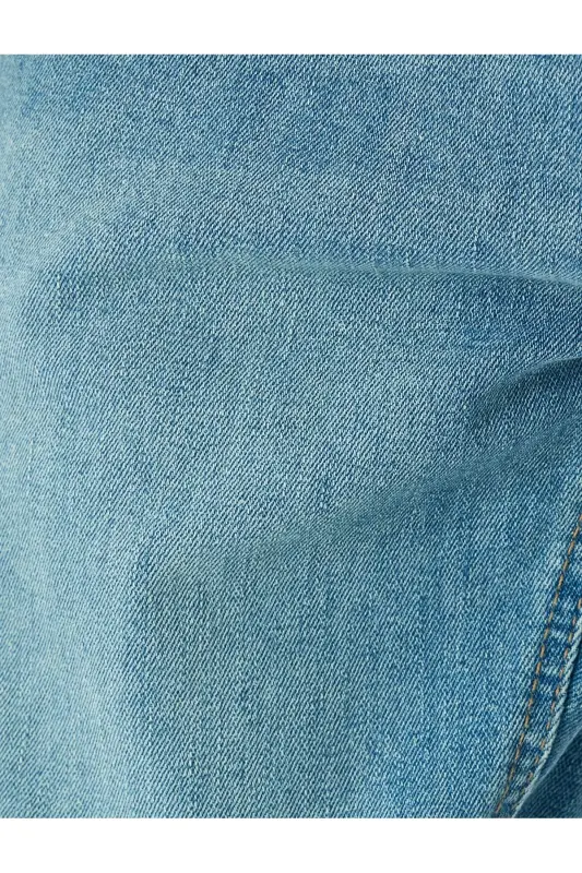 Slim Fit Jinsilar - Brad Jean-O'rta Indigo - 6