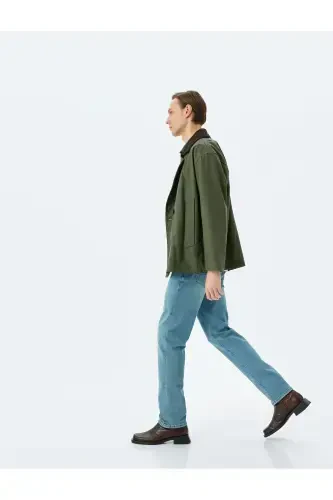 Slim Fit Jinsilar - Brad Jean-O'rta Indigo - KOTON (1)