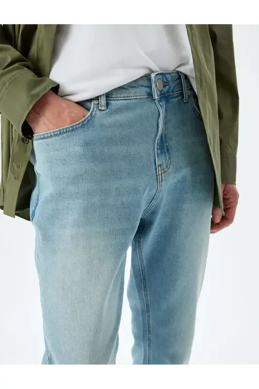 Slim Fit Kot Jins - Brad Jean - 5