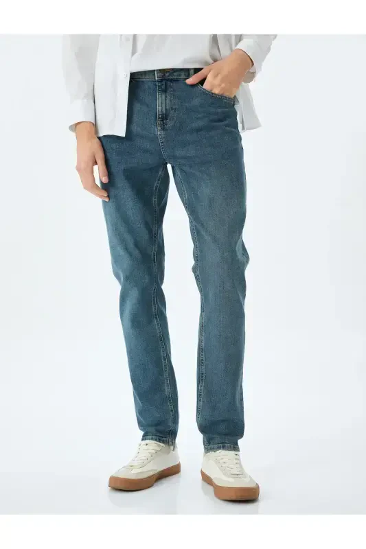 Slim Fit Kot Jinsi - Brad Jean - 3