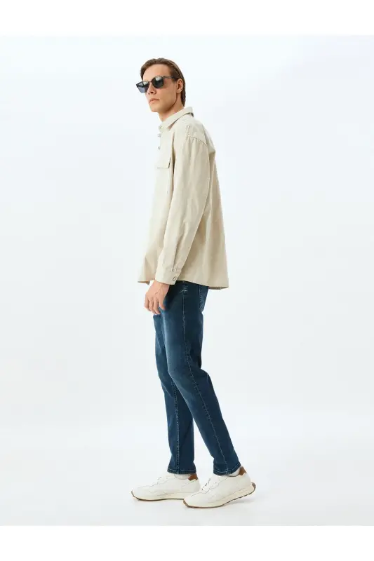 Slim Fit Kot Jinsi - Brad Jean - 2