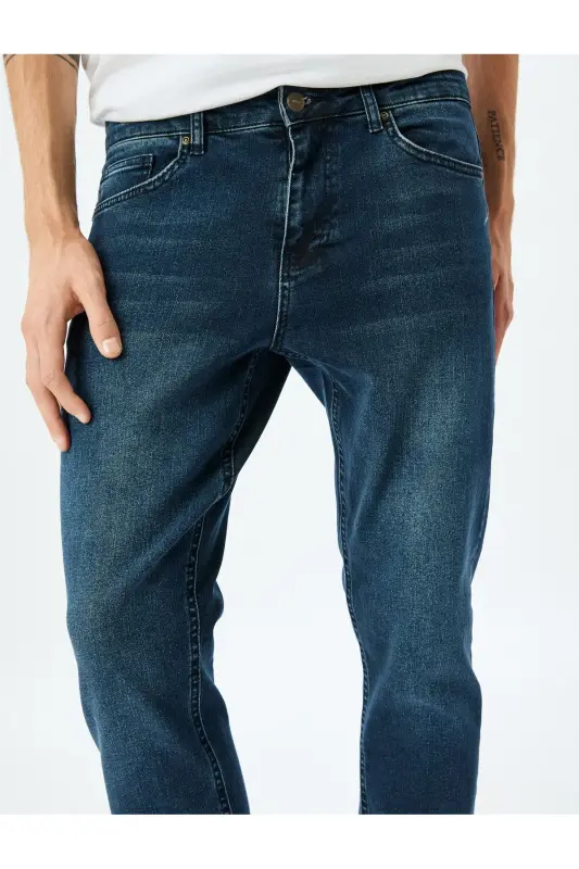 Slim Fit Kot Jinsi - Brad Jean - 5