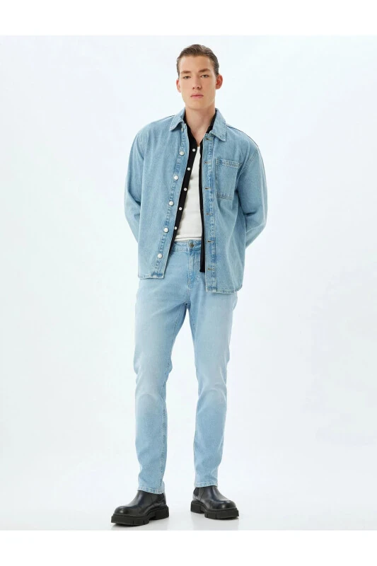 Slim Fit Kot Pantolon - Brad Jean - KOTON