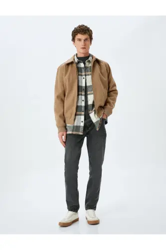 Slim Fit Kot Pantolon - Brad Jean - Siyah - 1