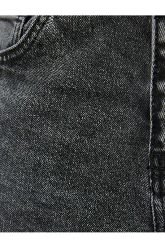 Slim Fit Kot Pantolon - Brad Jean - Siyah - 6