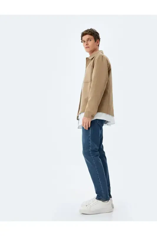 Slim Fit Kot Pantolon - Brad Jean - Modazone