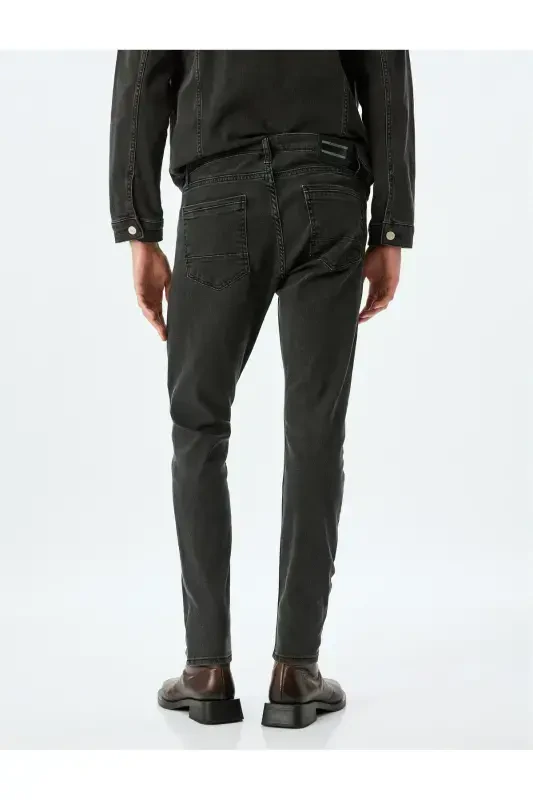 Slim Fit Kot Pantolon - Brad Jean - 4