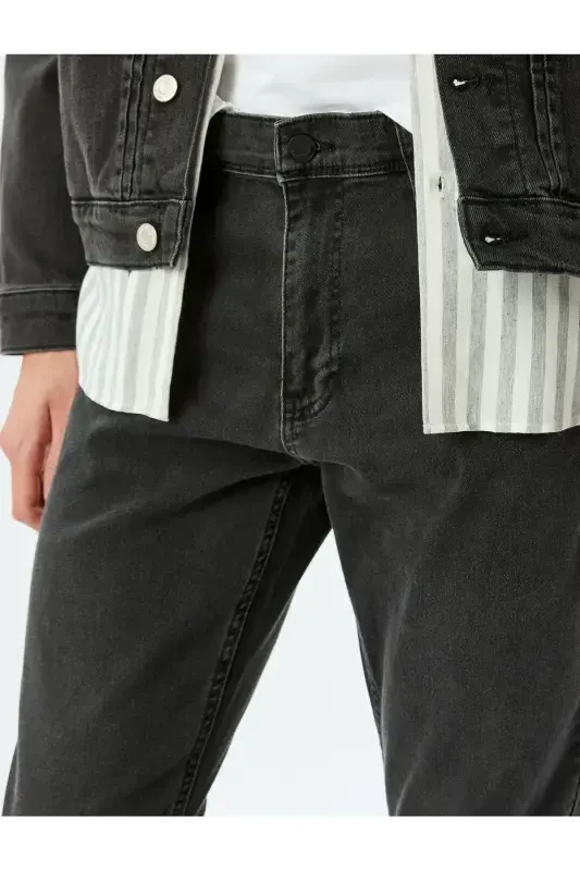 Slim Fit Kot Pantolon - Brad Jean - 5