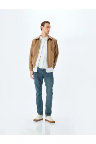 Slim Fit Kot Pantolon - Brad Jean-741 - 1