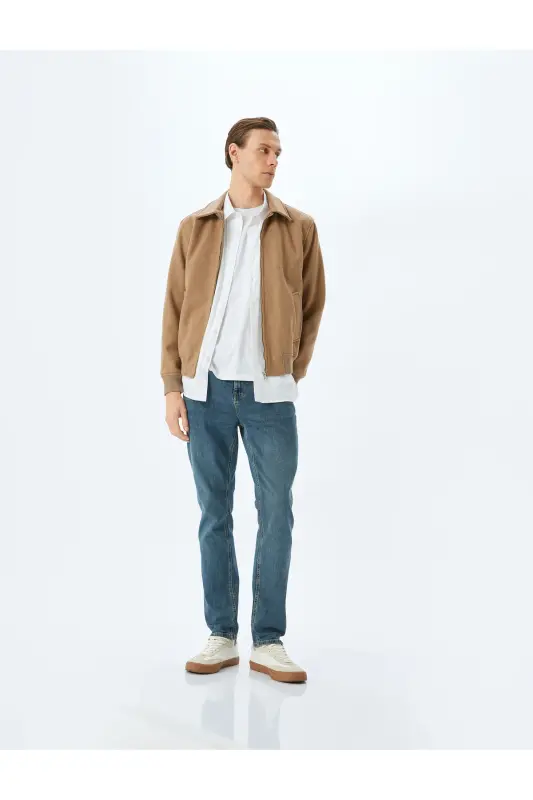 Slim Fit Kot Pantolon - Brad Jean-741 - KOTON