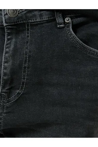 Slim Fit Kot Pantolon - Brad Jean-Antrasit - 6