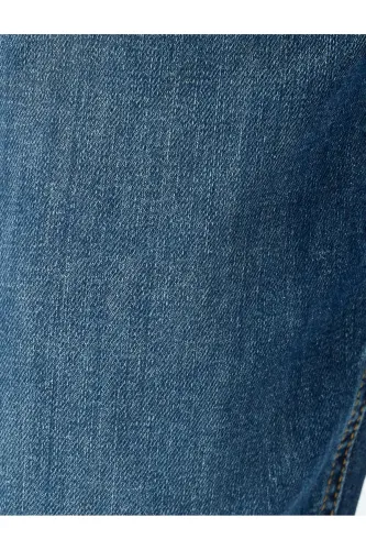 Slim Fit Kot Pantolon - Brad Jean-İndigo - 6