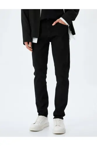 Slim Fit Kot Pantolon - Brad Jean-Qora - 3