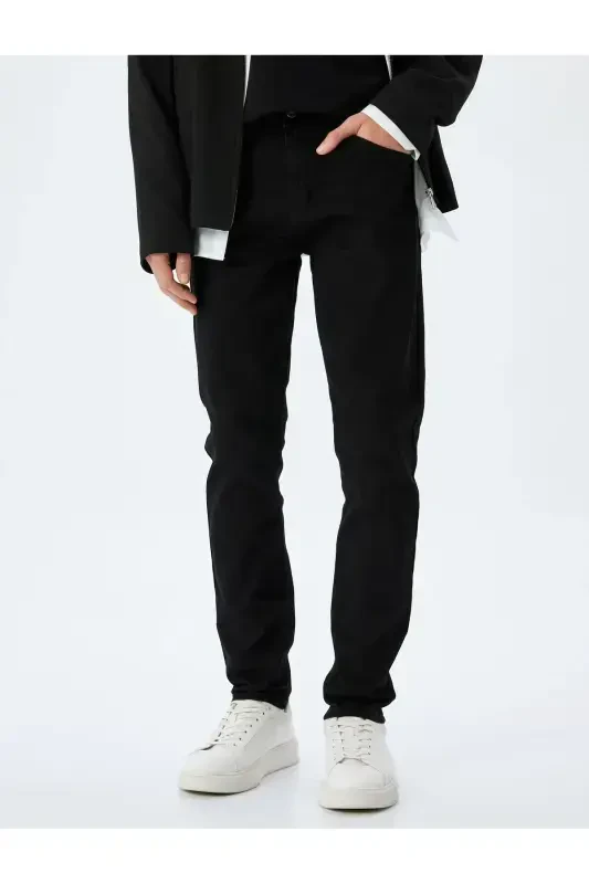 Slim Fit Kot Pantolon - Brad Jean-Qora - 3