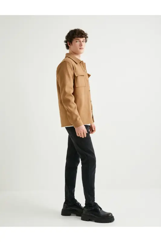 Slim Fit Kot Pantolon - Brad Jean-Siyah - 2