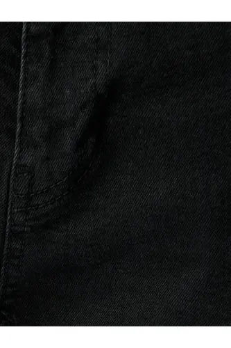 Slim Fit Kot Pantolon - Brad Jean-Siyah - 6