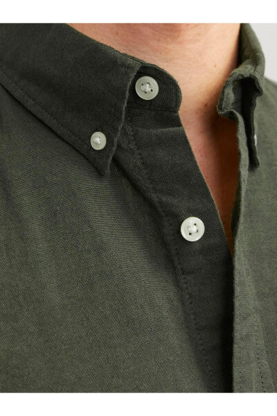 Slim Fit Ko'ylak 12182486 Jjeoxford Shırt L/s S21 Noos - 10