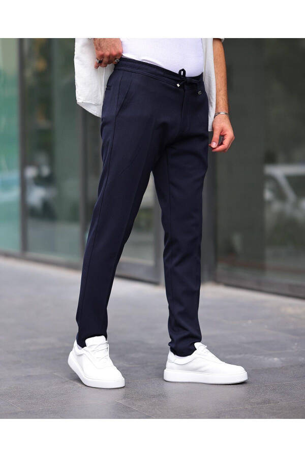 Slim Fit Likralı Jogger Pantolon - 5