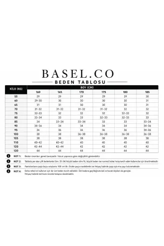 Slim Fit Likralı Jogger Pantolon - SİYAH+ANTRASİT - BASEL.CO (1)
