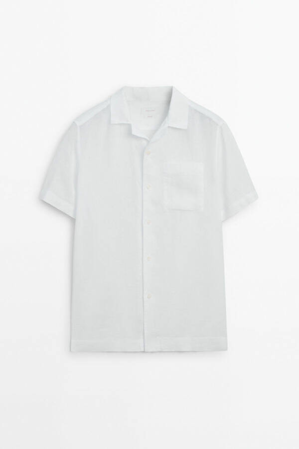 Slim fit linen shirt - 5