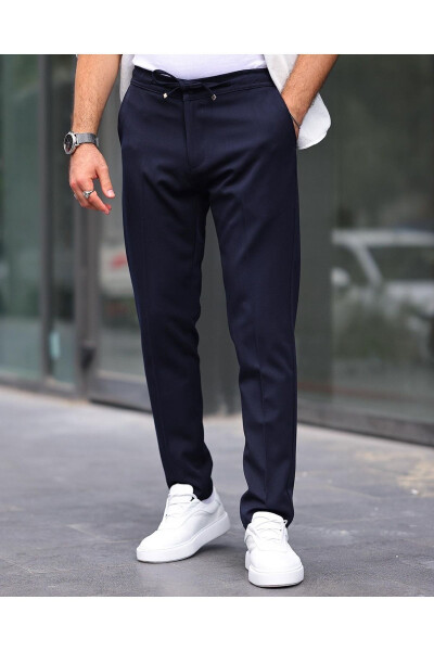 Slim Fit Lycra Jogger Pants - 4