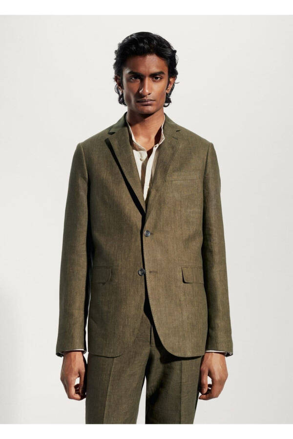 Slim Fit mato matoga palto - 3