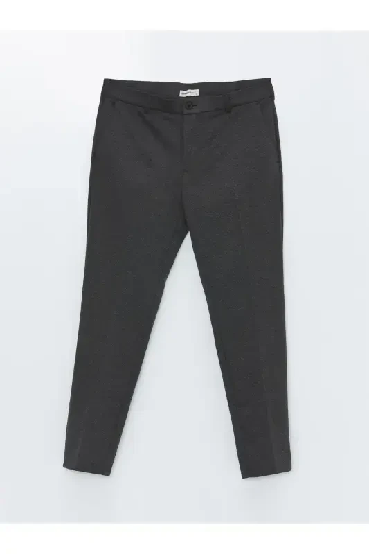 Slim Fit Men's Chino Trousers - ANTHRACITE MLG - 6