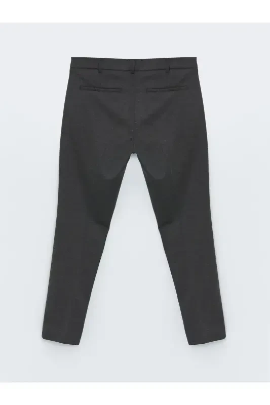 Slim Fit Men's Chino Trousers - ANTHRACITE MLG - 7