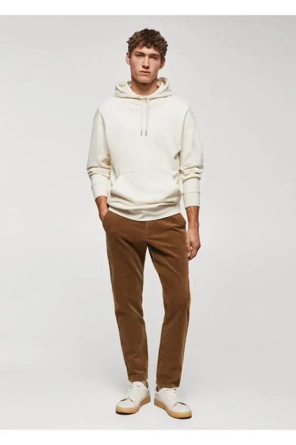 Slim Fit Micro-Corduroy Pants - 2