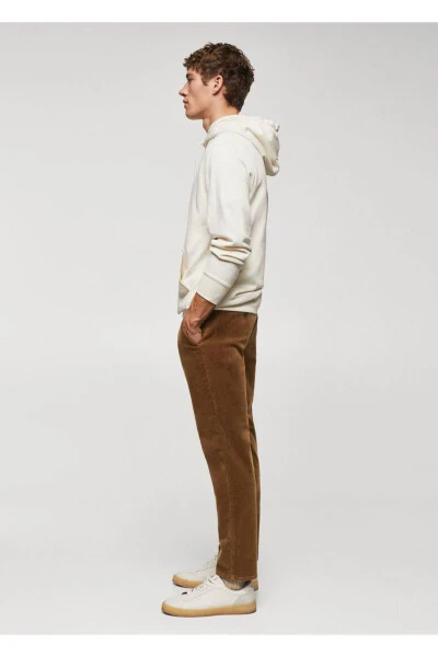 Slim Fit Micro-Corduroy Pants - 7