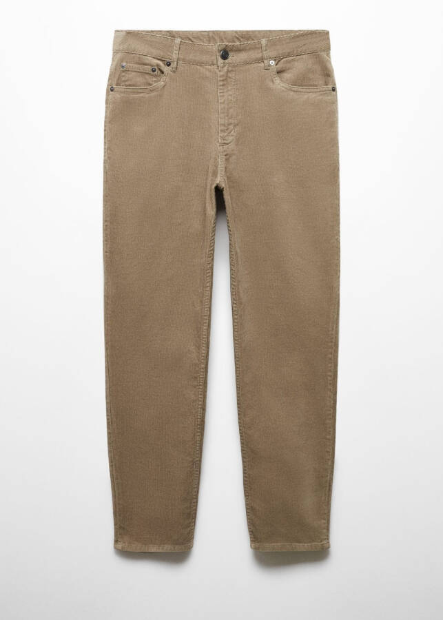 Slim fit micro corduroy trousers - 20