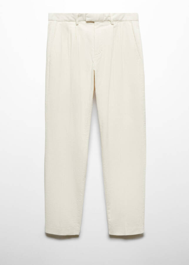 Slim fit micro corduroy trousers - 11