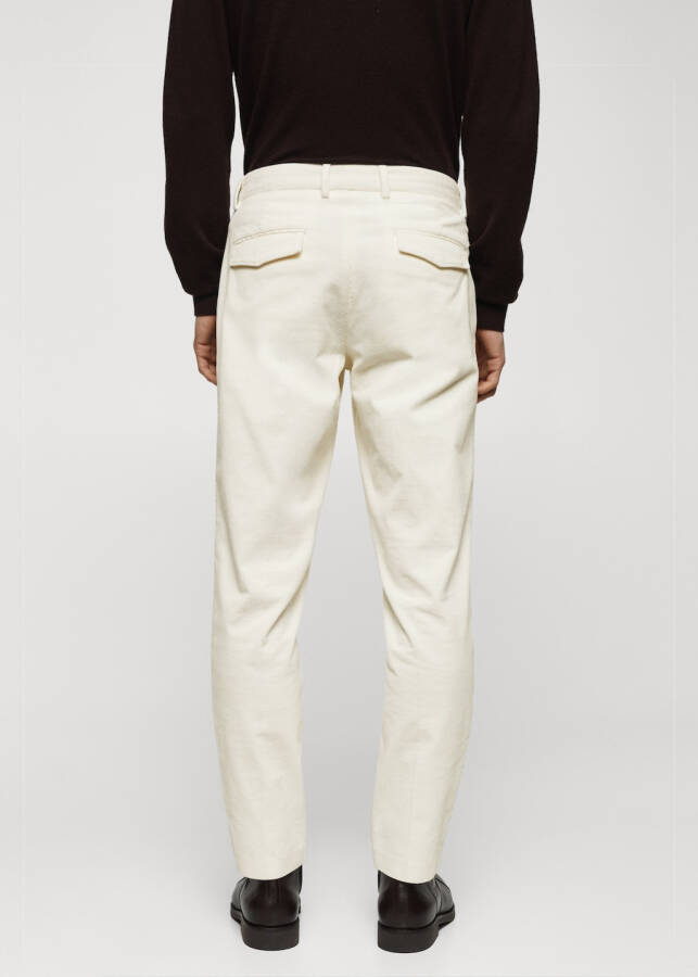 Slim fit micro corduroy trousers - 13