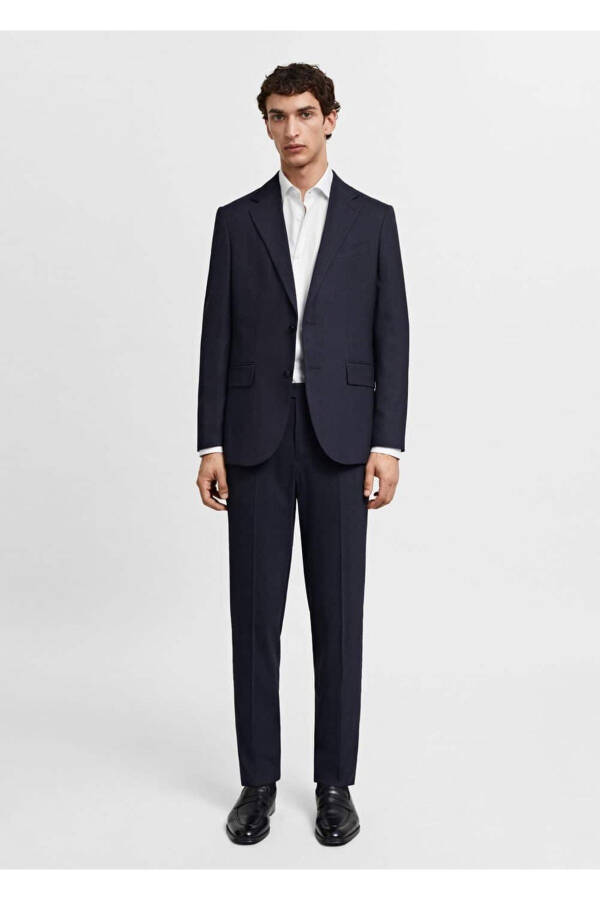 Slim fit micro-patterned twill shirt - 2