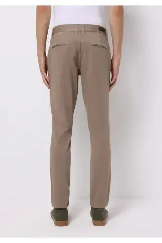 Slim fit, mid rise, straight leg, beige men's pants (Cl1049749) - COLIN’S (1)