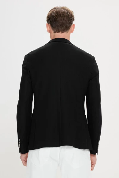 Slim Fit Narrow Cut Mono Collar 100% Cotton Patterned Si - ALTINYILDIZ CLASSICS (1)