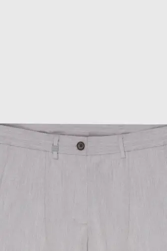 Slim Fit Narrow Cut Tie Waist Side Pocket Flexible Ca - ALTINYILDIZ CLASSICS (1)