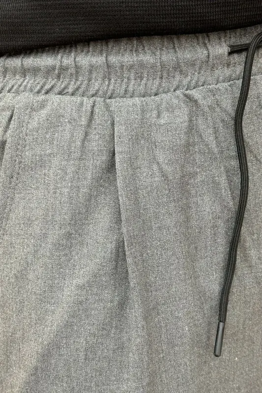 Slim Fit, Old Money Madaniyati, Elastik, Burmali, Bel-Oynoq Elastikli, Jogger Shimim 24INP199D - 5