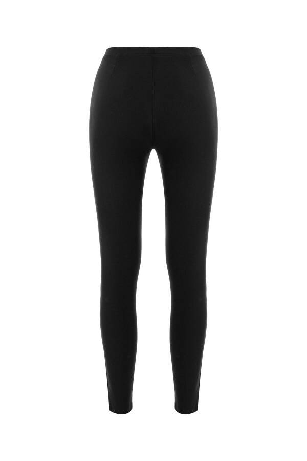 Slim Fit Örme Pantolon (Viskon Karışımı) - 5